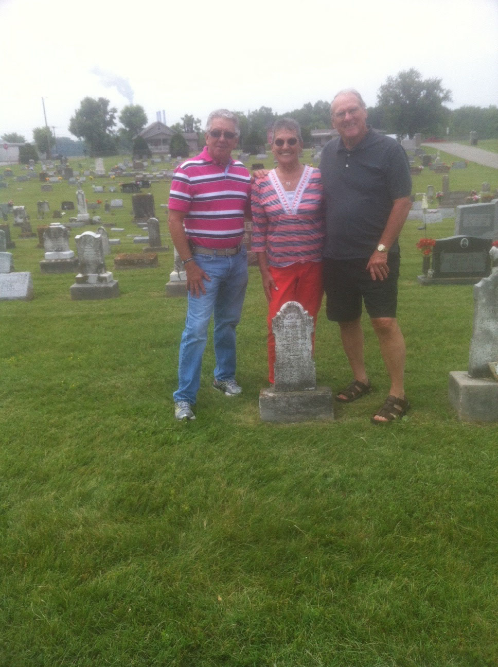 Mike Dickman, Kay Poehlein Seibert, and Joe Dickman